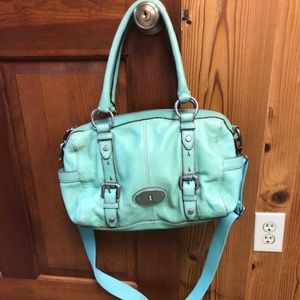 Fossil Leather Satchel
